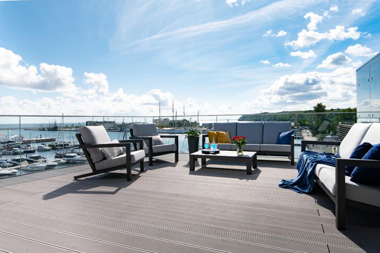 Yacht Park Premium Apartment Sea View Gdynia Exterior foto